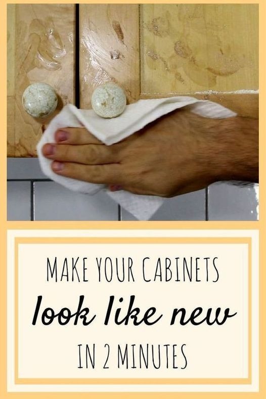 Cleaning Kitchen Cabinets the Easy Way!