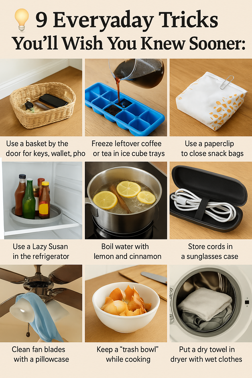 💡 9 Everyday Tricks You’ll Wish You Knew Sooner!