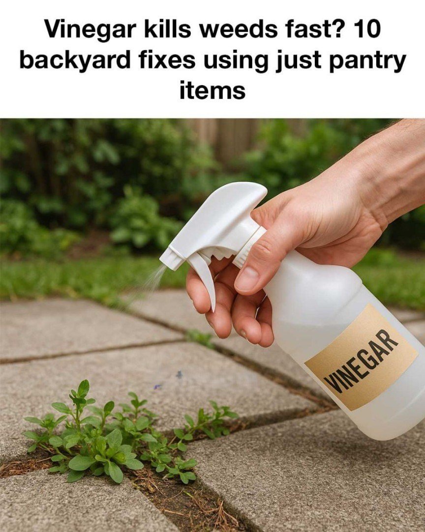 Vinegar Kills Weeds Fast? 10 Backyard Fixes Using Just Pantry Items